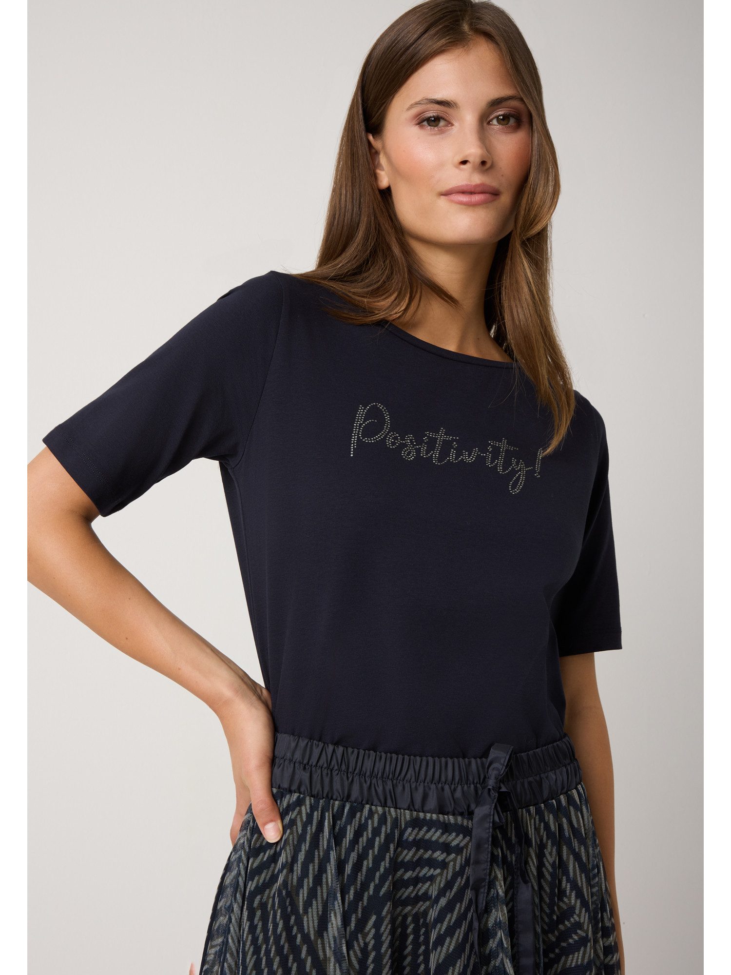 MORE&MORE Kurzarmshirt Baumwoll-Halbarmshirt günstig online kaufen