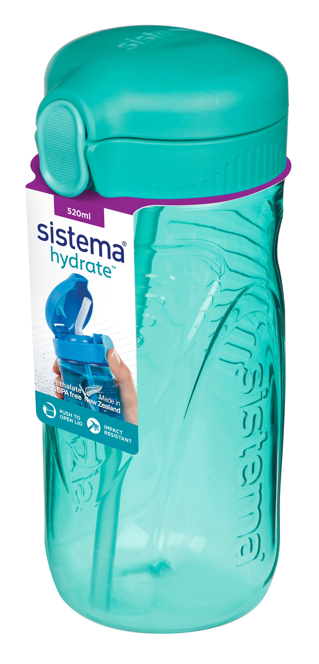 sistema Trinkflasche Sistema 520ml Tritan Quick Flip Bottle - Teal
