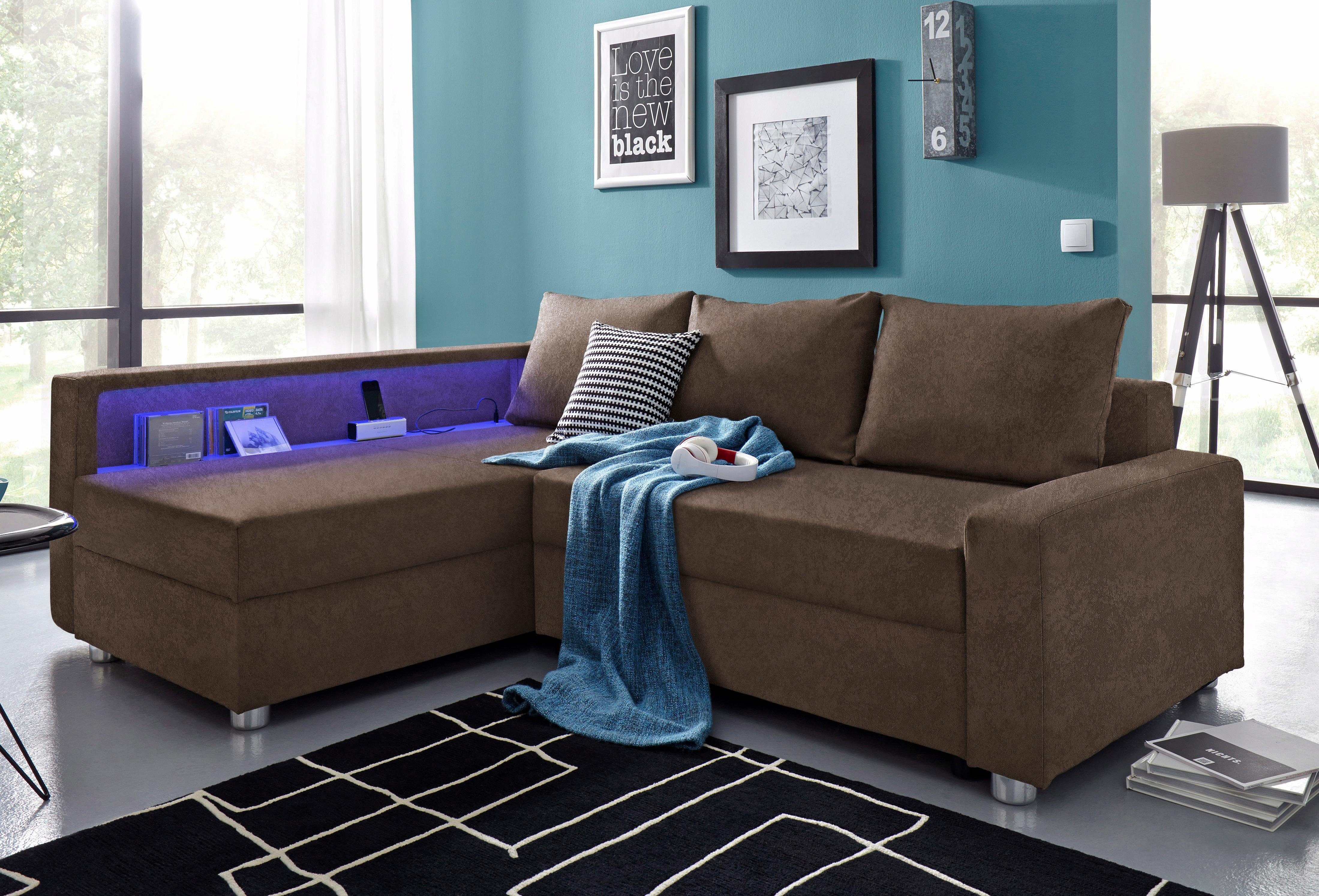 COLLECTION AB Ecksofa Relax L-Form, inklusive Bettfunktion, Federkern, wahl günstig online kaufen