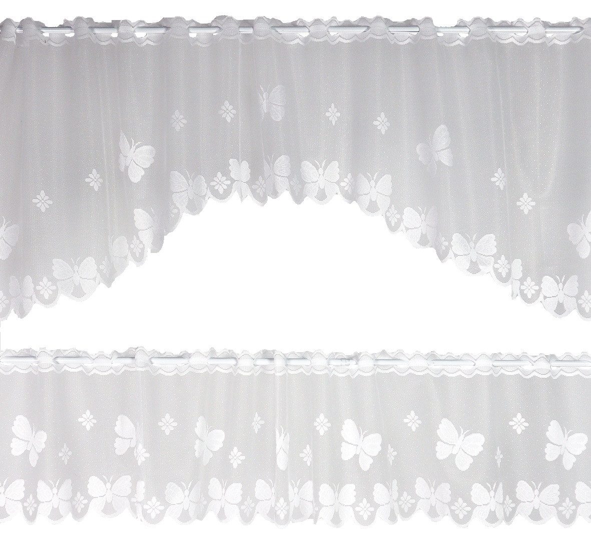 Clever-Kauf-24 Scheibengardine (2 St), Ösen, transparent günstig online kaufen