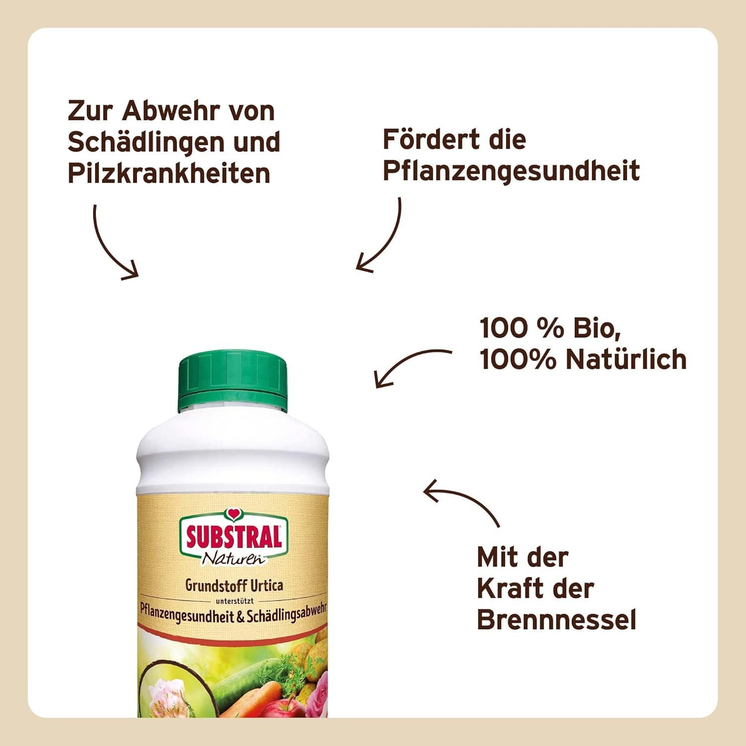 Substral Pflanzenstärkungsmittel Substral Naturen Bio Grundstoff Urtica Konzentrat 1 Liter