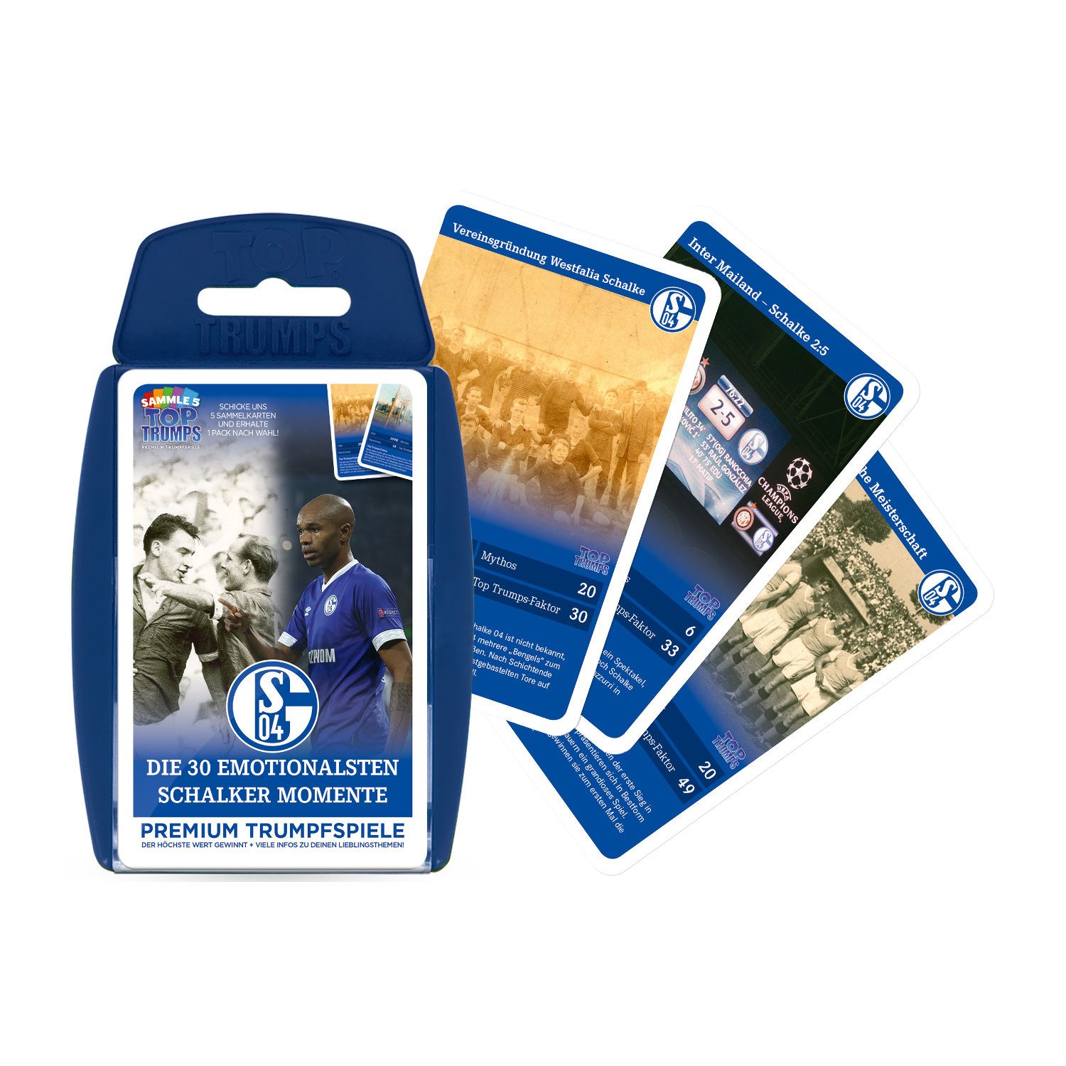 Winning Moves Spiel Top Trumps FC Schalke 04 Die emotionalsten Momente, Quartett