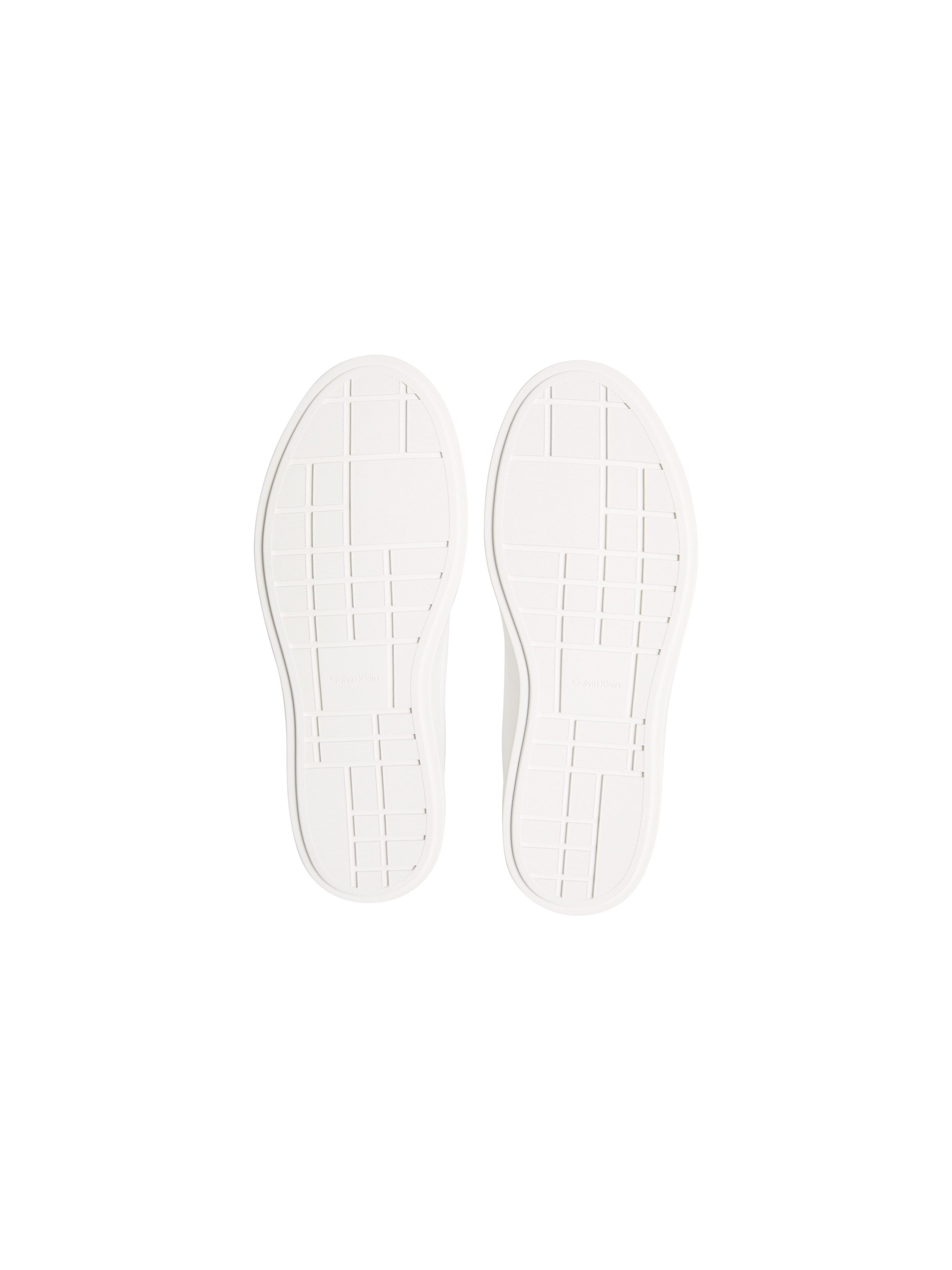 Calvin Klein LOW PRO CUPS LTH ML Plateausneaker Schnürschuh, Halbschuh, Freizeitsneaker mit seitlichem Logo