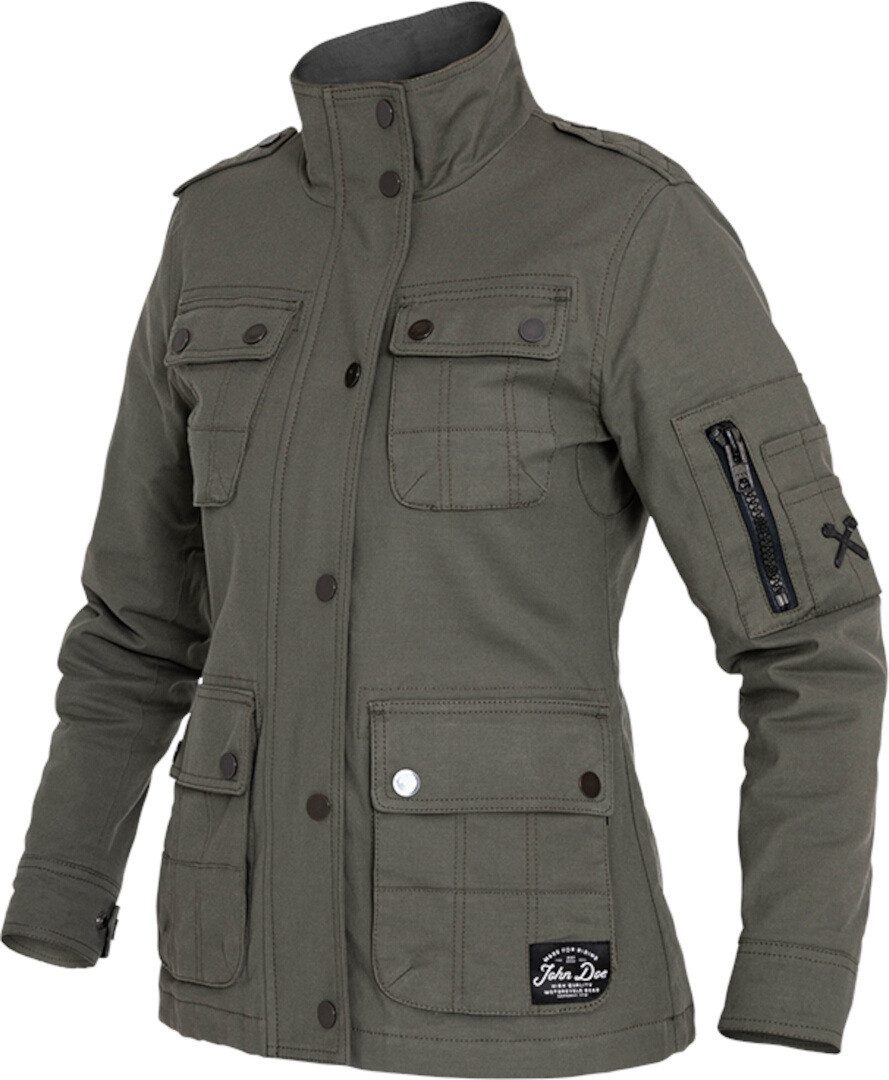 John Doe Motorradjacke Explorer XTM Damen Motorrad Textiljacke Wasserdicht protektoren