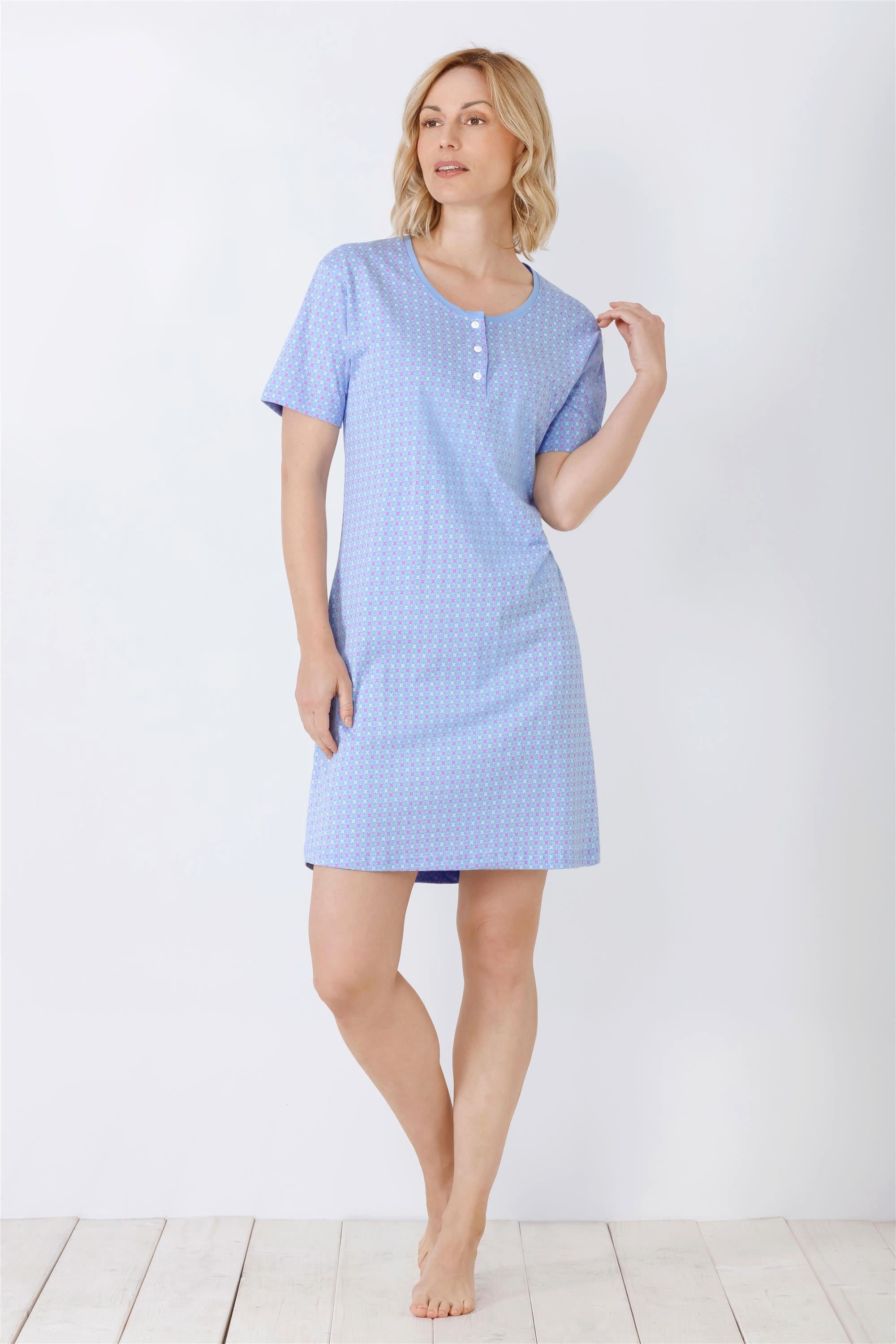 Sleepshirt Damen Sleepshirt, Premium Cotton