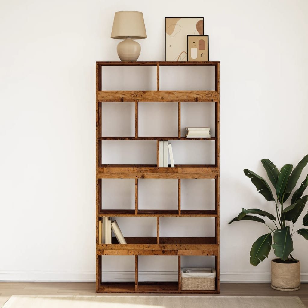 vidaXL Bücherregal Bücherregal Altholz-Optik 100x33x187,5 cm günstig online kaufen