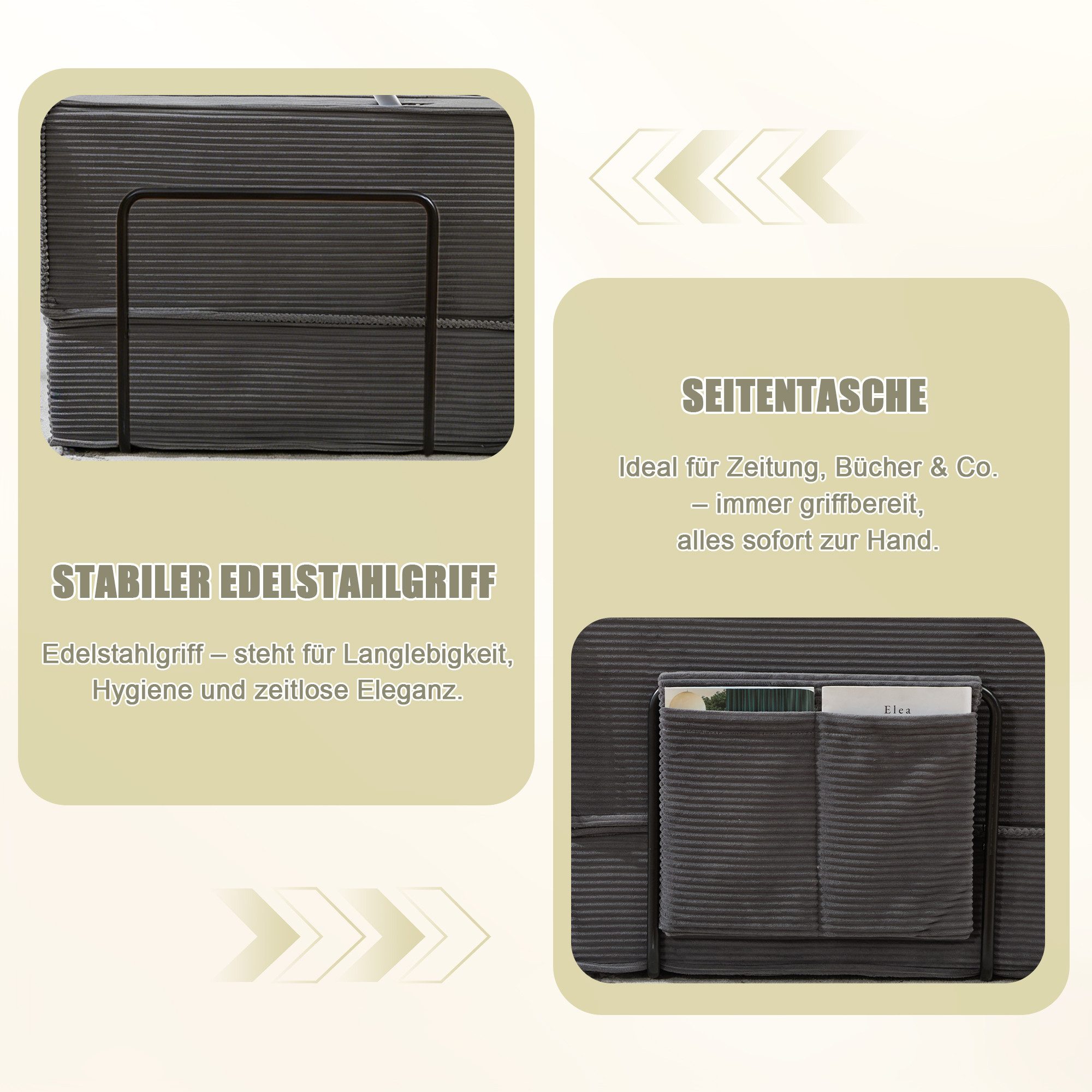 2-Sitzer Schlafsofa Sofa mit schlaffunktion