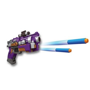 Toi-Toys Blaster Transformer Roboter Pistole mit Schuamstoffkugeln