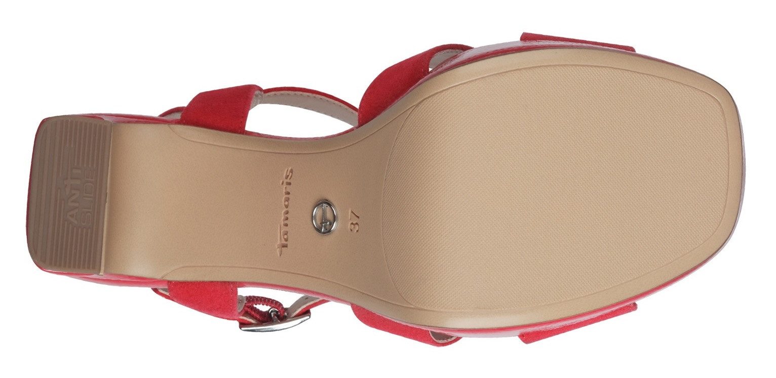 Tamaris High-Heel-Sandalette, Sommerschuh, Abendschuh, Blockabsatz, mit günstig online kaufen