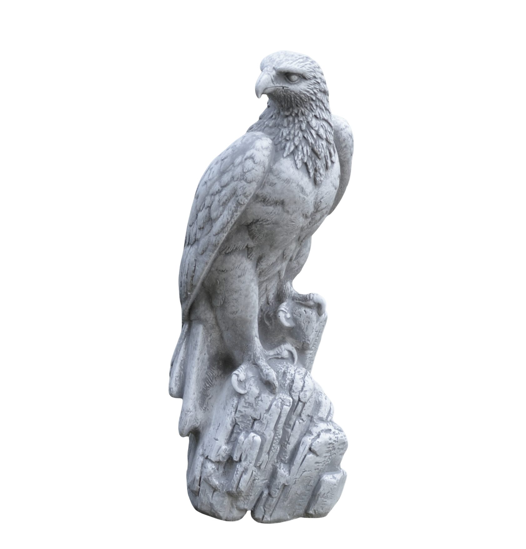 gartendekoparadies.de Gartenfigur Mächtiger Adler, Steinfiugr, H. 50 cm, 14 kg, Frostsicher