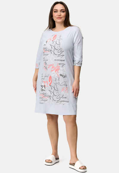 Kekoo A-Linien-Kleid Kleid mit Printmuster aus Stretch 'Vivid'