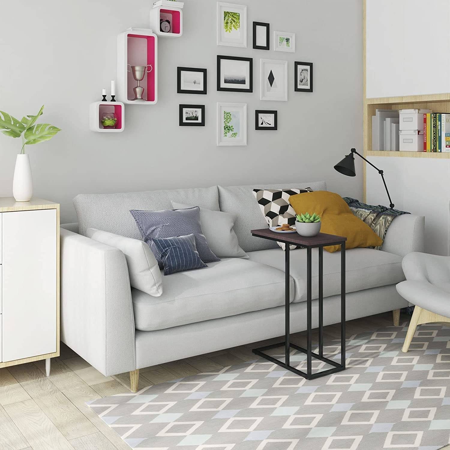 Woltu Beistelltisch (1-St), Sofatisch Tischplatte aus MDF Gestell aus Metal günstig online kaufen