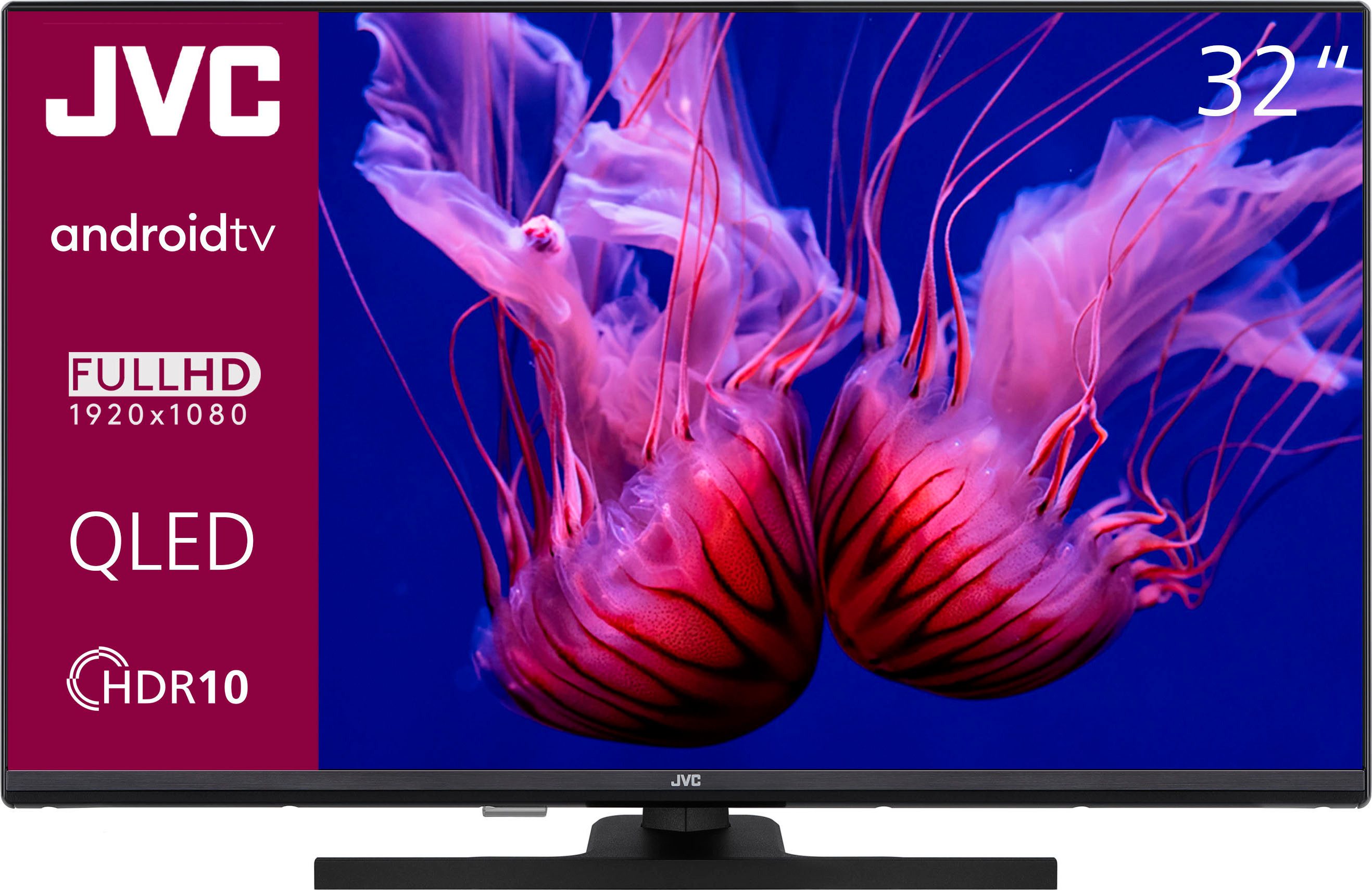 JVC LT-32VQF545A QLED-Fernseher (80 cm/32 Zoll, Full HD, Android TV, Smart-TV)