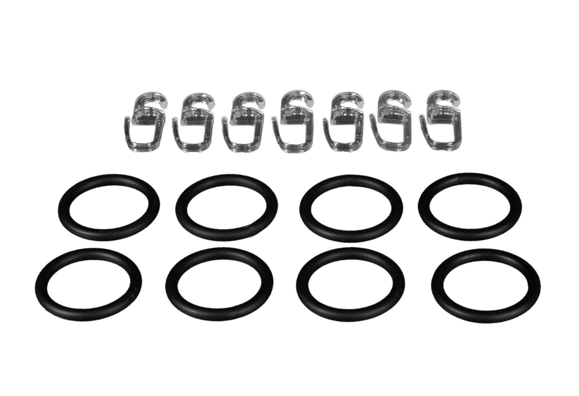 Liedeco Gardinenring, Gardinen, (Set, 8-St., mit günstig online kaufen