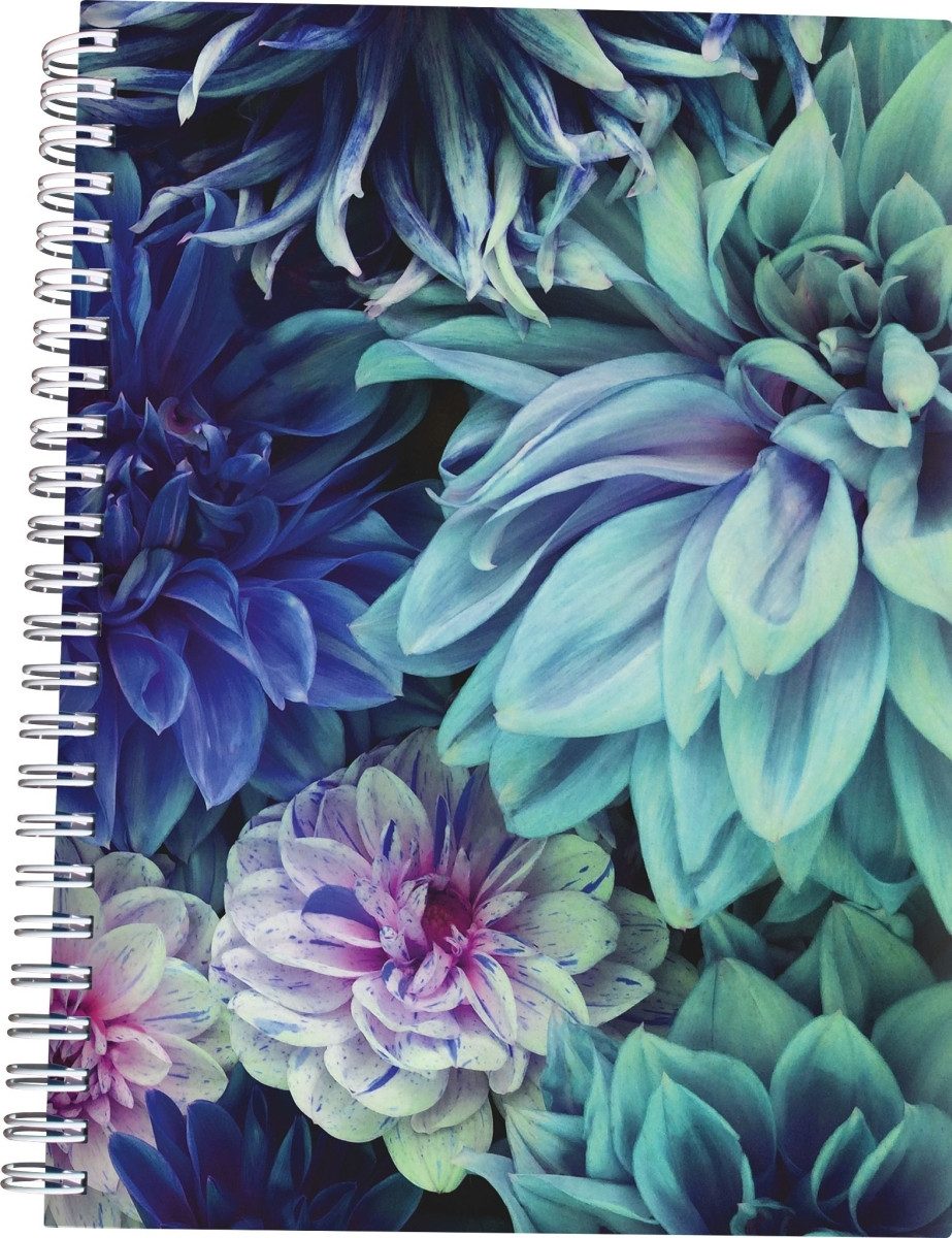 RNK Verlag Schulheft Notizbuch A6 -Blossom- 48 Blatt mit Register