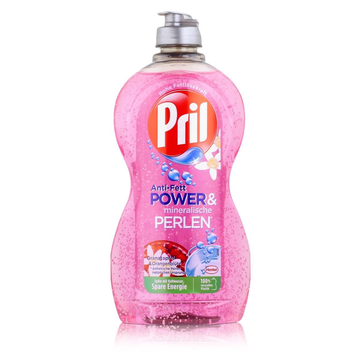 Power & (1er Geschirrspülmittel Spülmittel PRIL Pril 450ml Anti-Fett Orangenblüte Granatapfel
