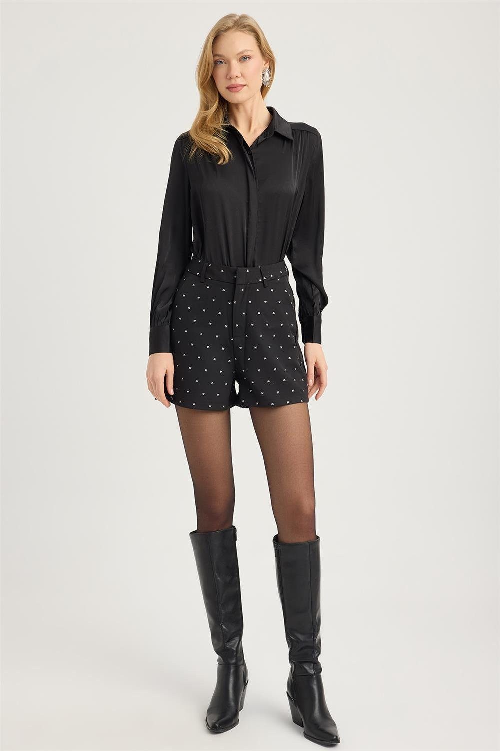 HomeStore Shorts Glitzer-Mini-Shorts