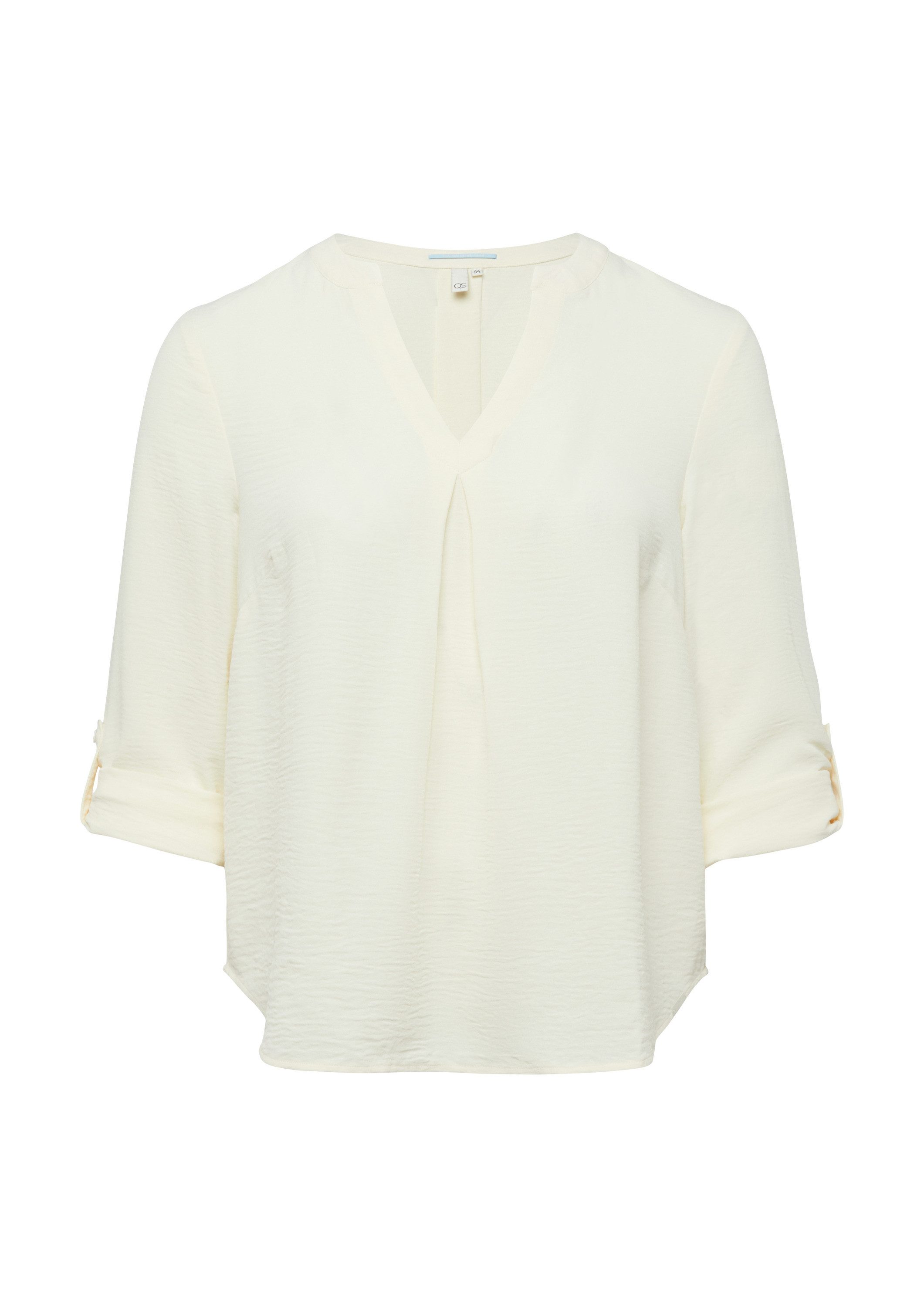 QS Langarmbluse Bluse Tunikabluse