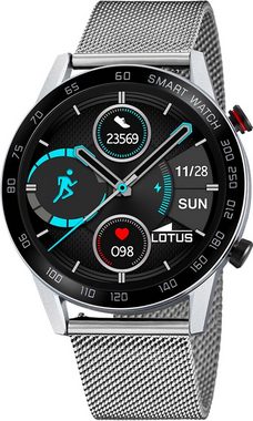 Lotus 50017/1 Smartwatch Set, 2-tlg., mit Wechselarmband aus schwarzem Silikon