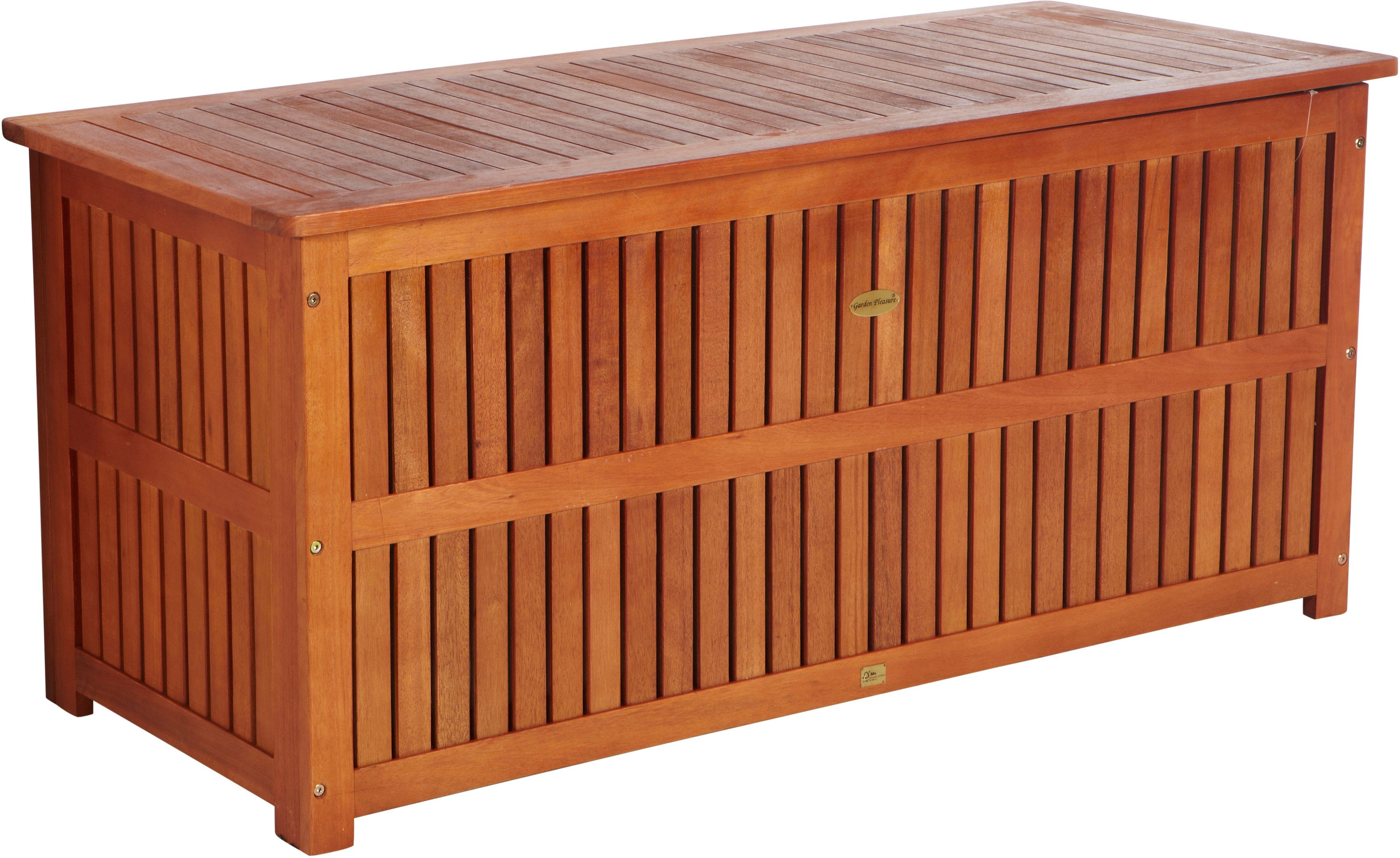 Garden Pleasure Auflagenbox, Eukalyptusholz, BxTxH: 130x55x58 cm