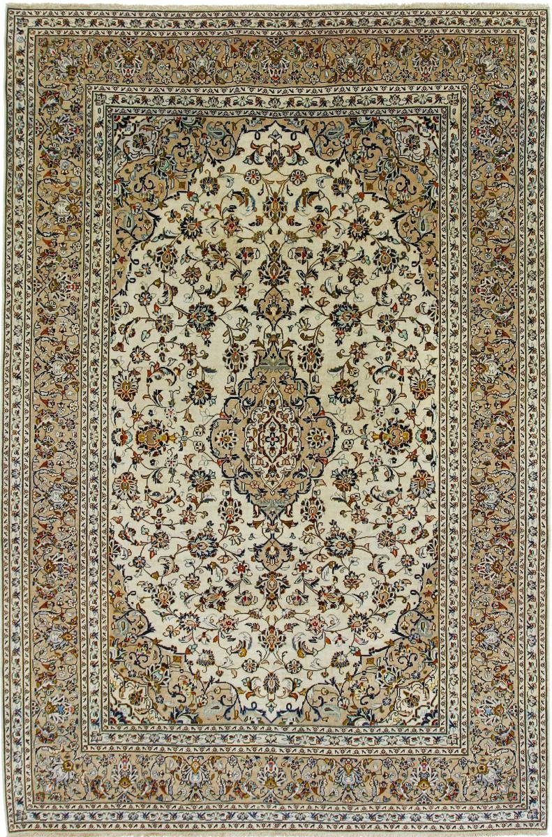 Orientteppich Keshan Patina 206x312 Handgeknüpfter Orientteppich / Perserteppich, Nain Trading, rechteckig, Höhe: 12 mm
