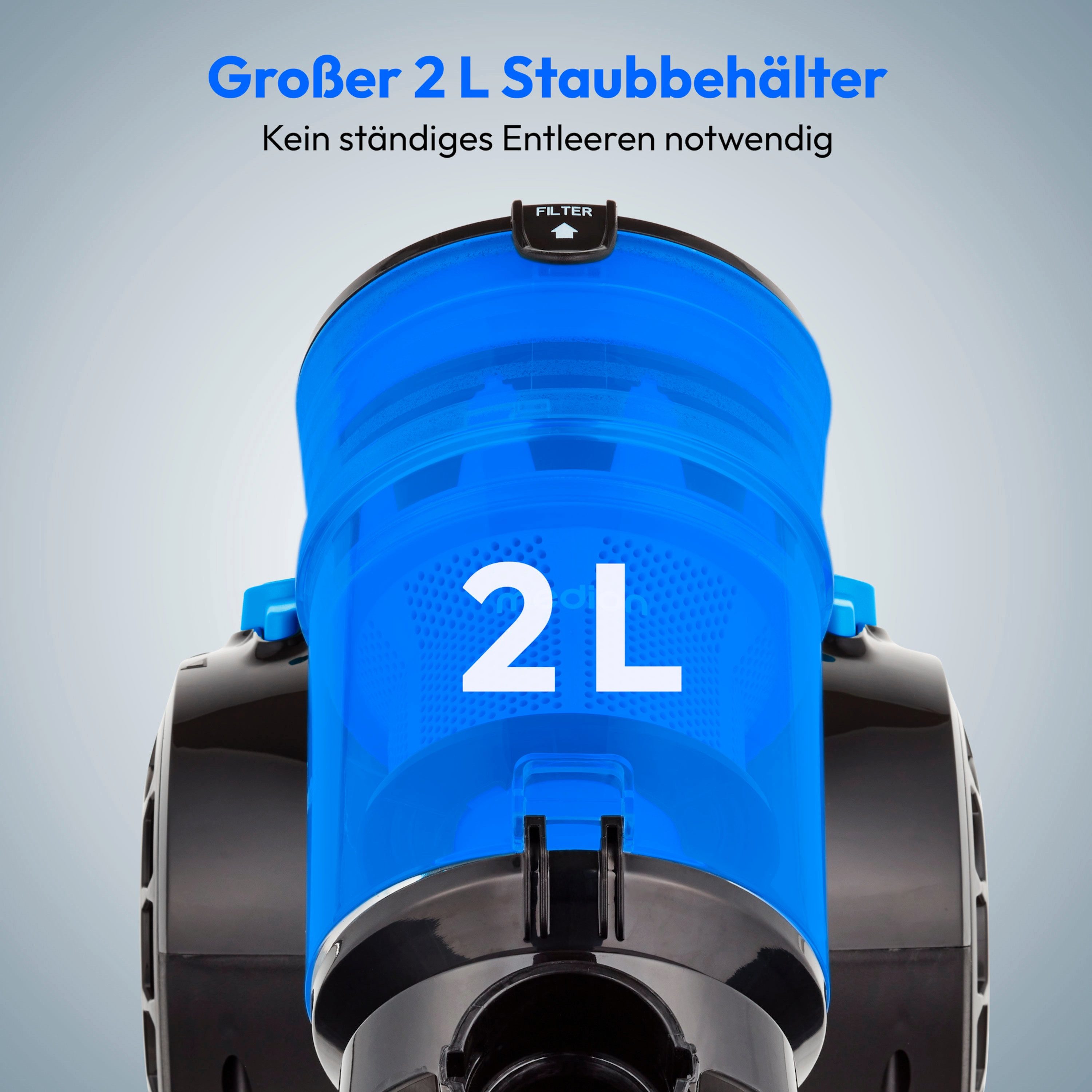 Medion® Bodenstaubsauger Beutelloser Zyklon-Staubsauger MEDION LIFE P2000 (MD 11905), 700 W, beutellos, P3000