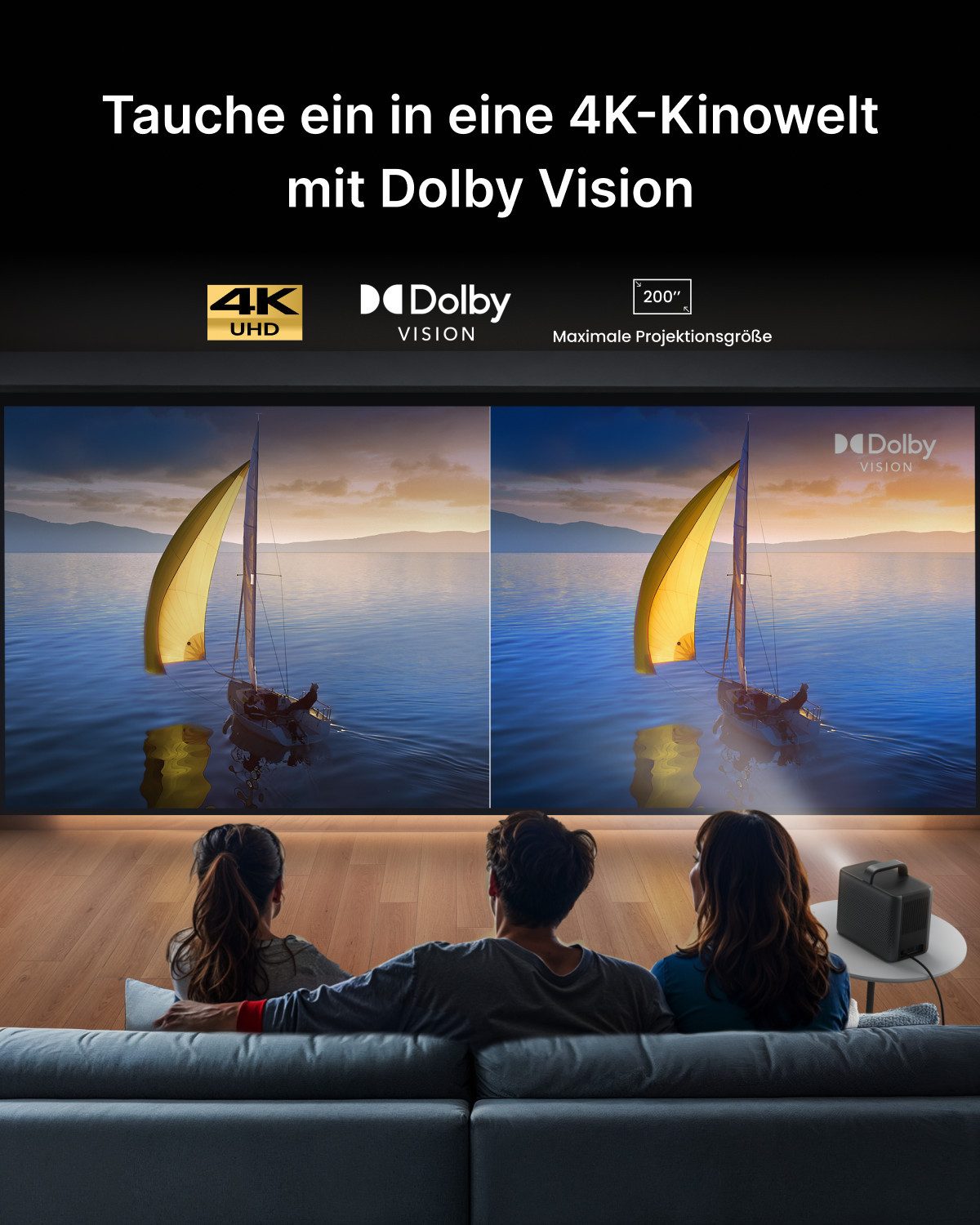 Nebula Cosmos 4K SE Smart Beamer