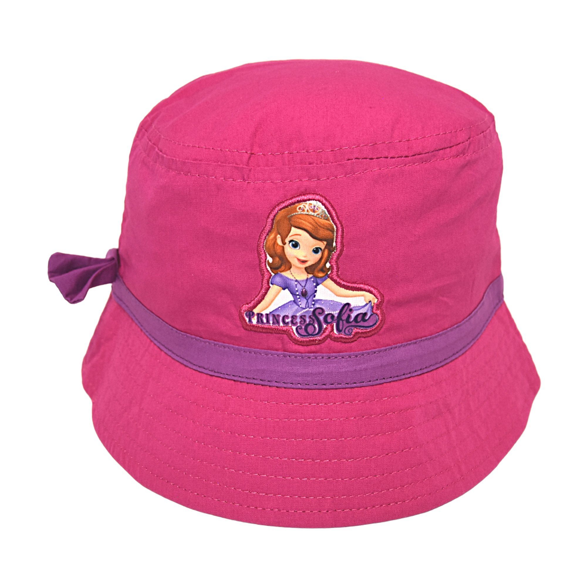 Disney Fischerhut Prinzessin Sofia Kinder Bucket Hut Größe 52-54 cm Pink