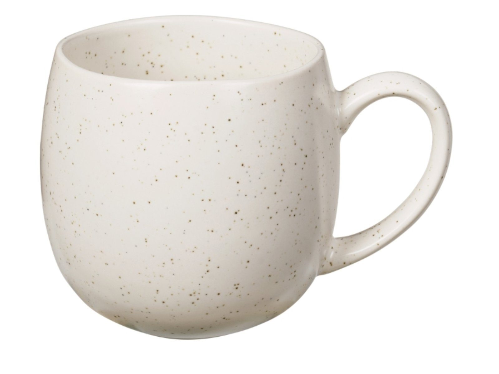 Broste Copenhagen Tasse NORDIC VANILLA Teetasse 0,45 l, Steingut mit reaktiver Glasur, Nordic Vanilla Teetasse