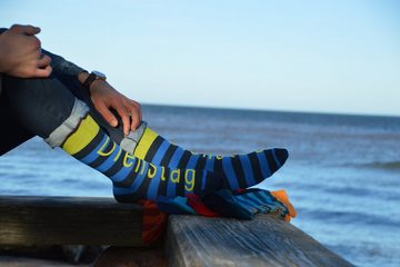 WERI SPEZIALS Strumpfhersteller GmbH Basicsocken Socken Set für Jungs und Herren >>Wochentage<< aus Baumwolle