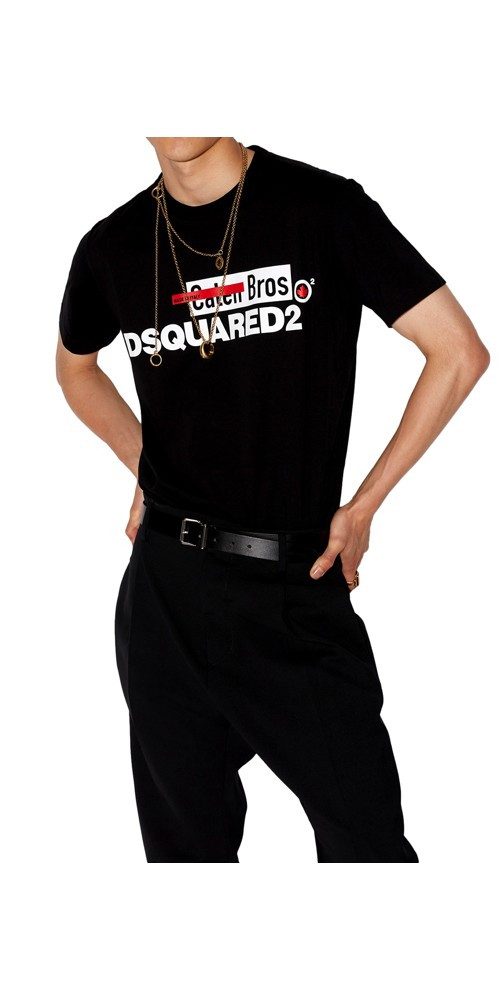 Dsquared2 Print-Shirt Dsquared2 Caten Bros T-Shirt günstig online kaufen