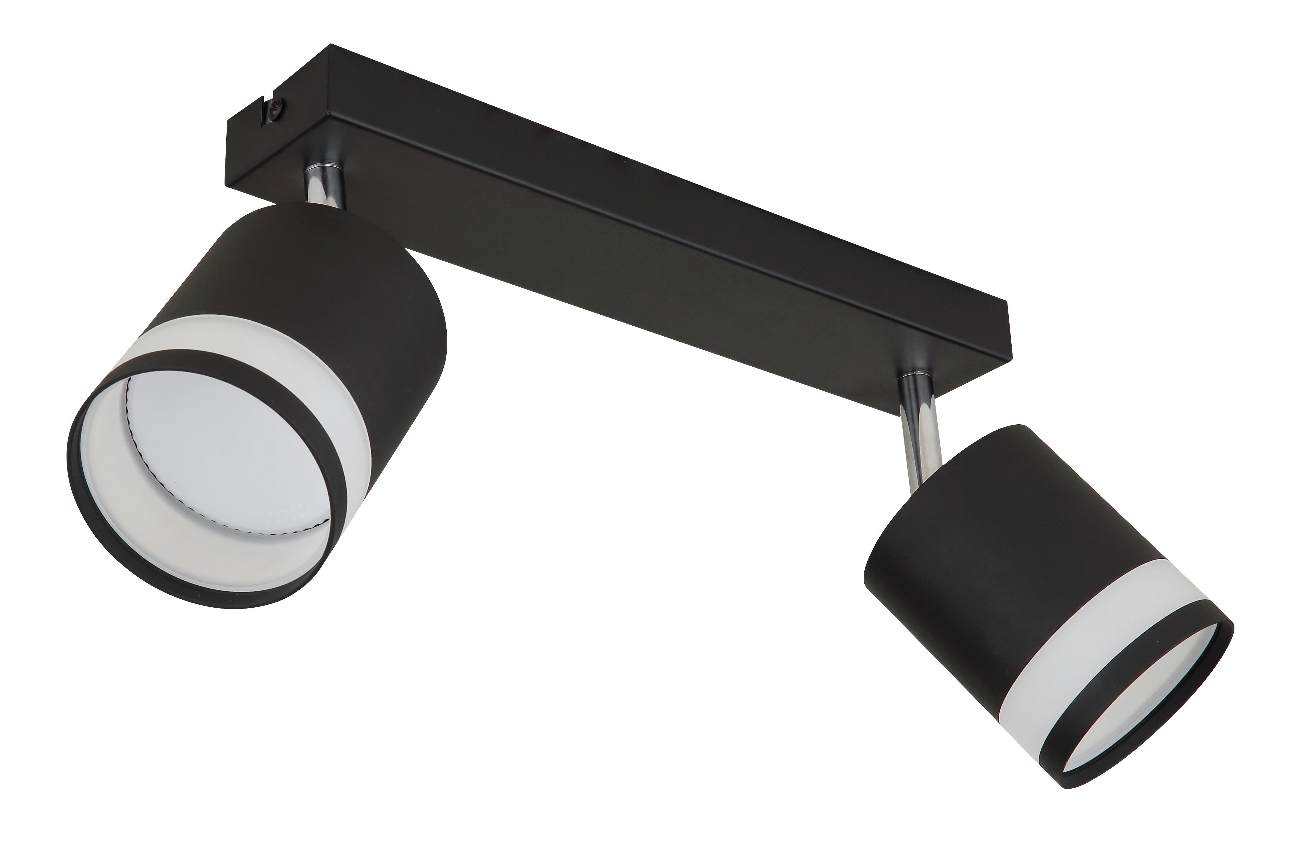 GLOBO LIGHTING Deckenstrahler LUCERO, Leuchtmittel wechselbar, Warmweiß, Deckenspot/schwarz/3000K/Wohnzimmer/Flur