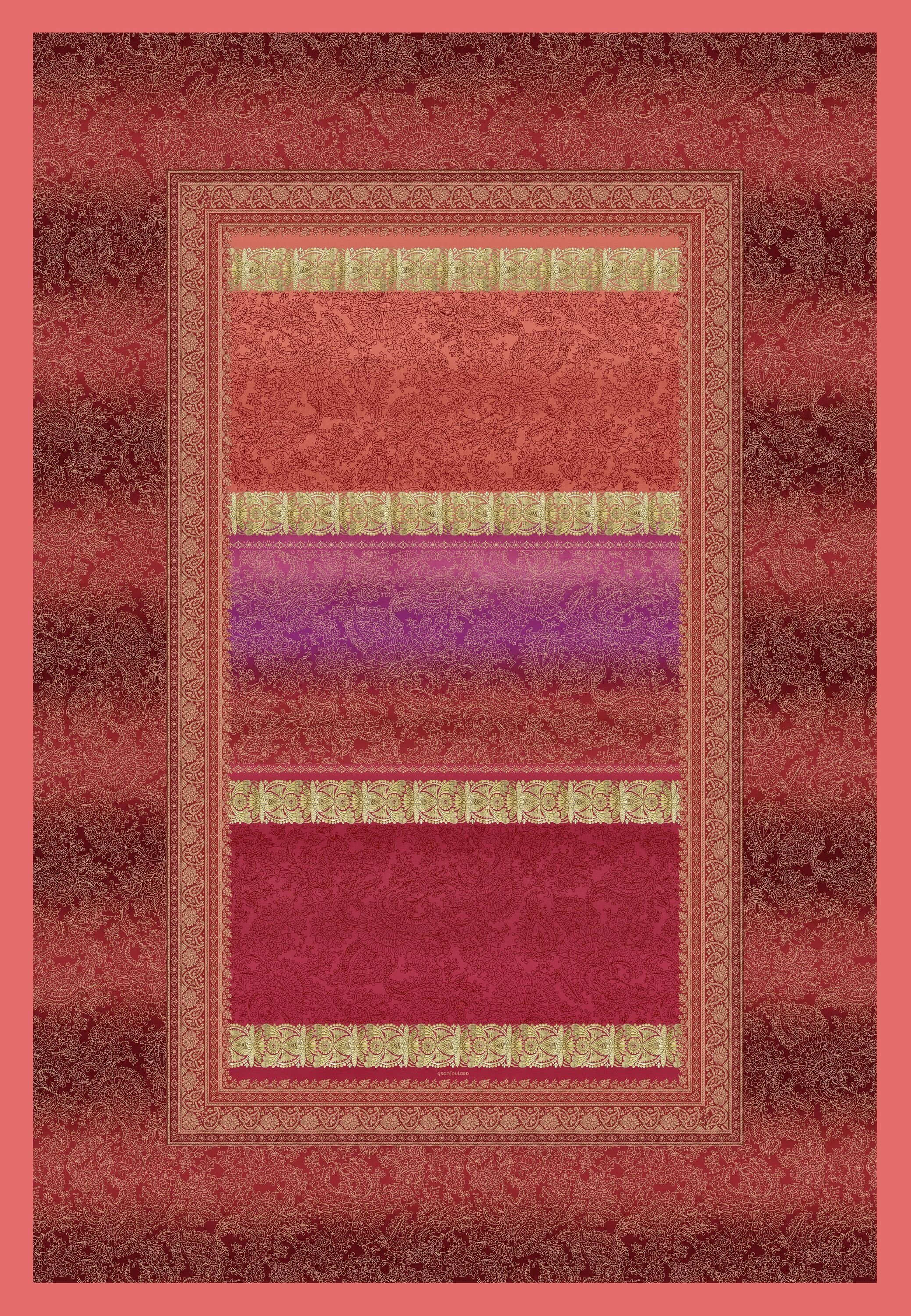 Plaid MONREALE, Bassetti, aus weicher hochwertiger Baumwolle