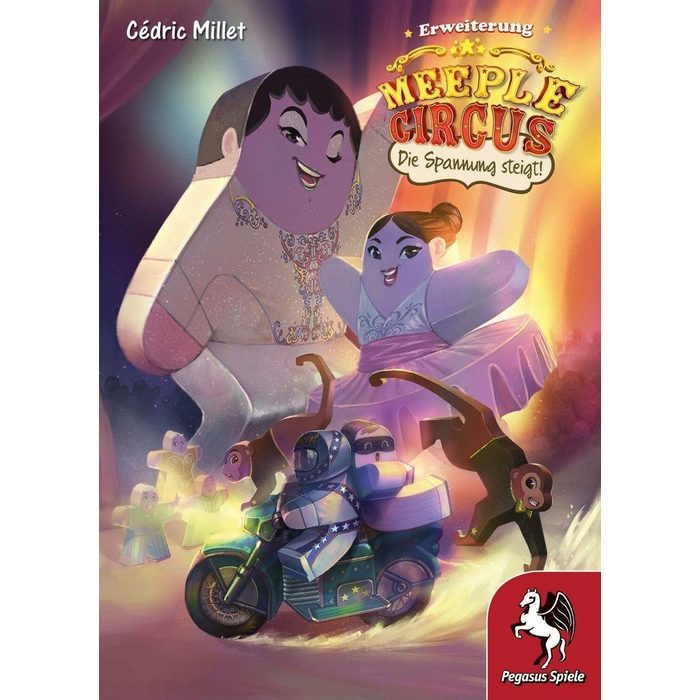 Pegasus Spiele Spiel Meeple Circus: Die Spannung steigt [Erweiterung]