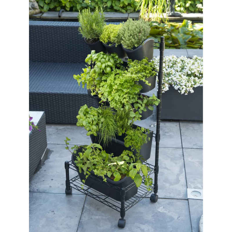 Nature Blumentopf Vertikale Garten-Pflanzwand Mobiles Set (1 St)