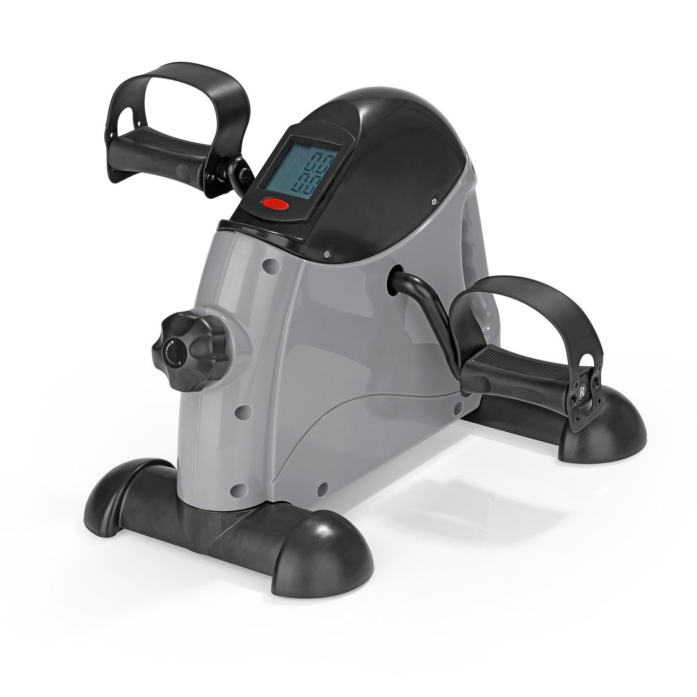 VITALmaxx Heimtrainer Minitrainer - Beintrainer - Wadentrainer, Mini-Trainer 2in1 grau/schwarz