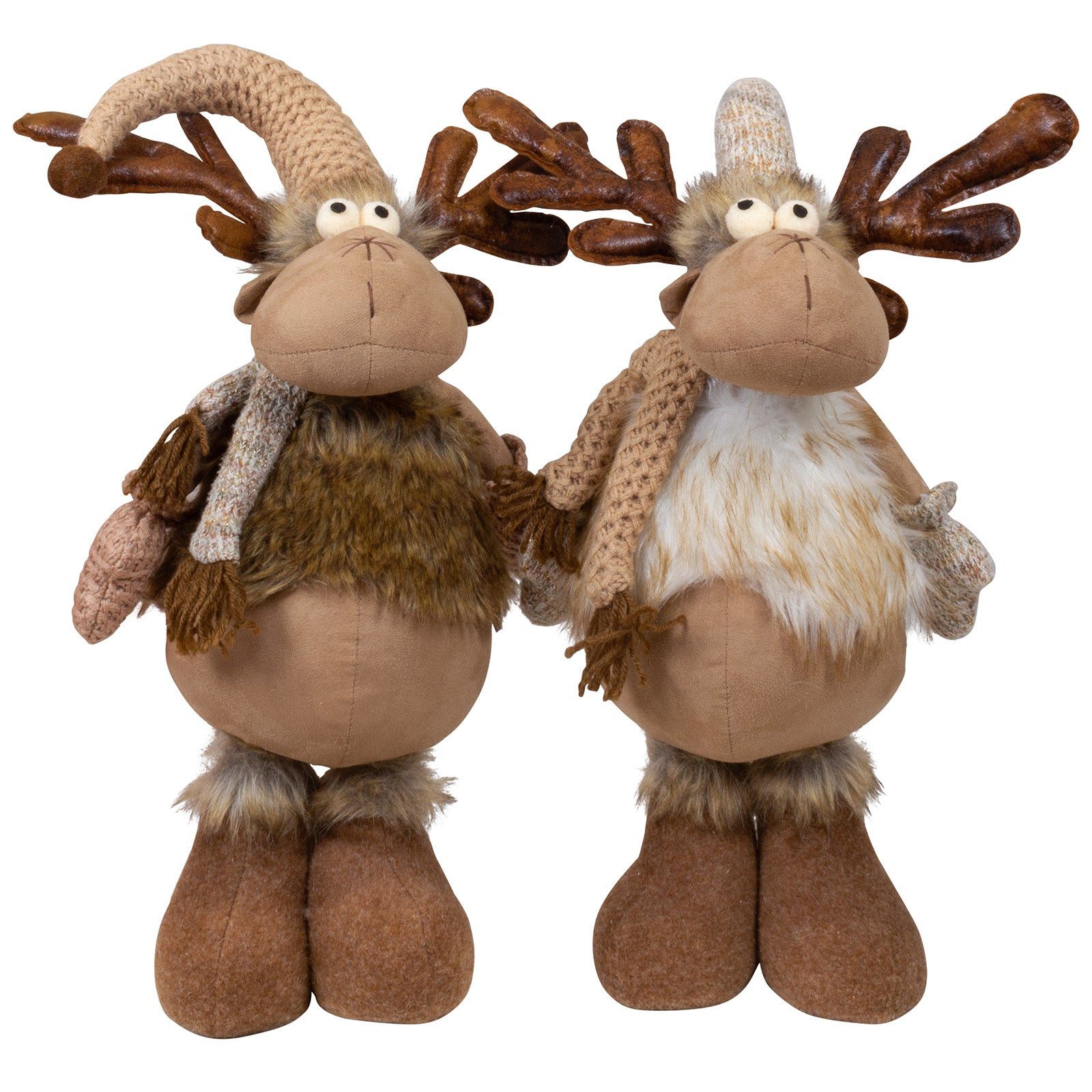 Christmas Paradise Weihnachtsfigur XL Elch 56-75 cm (96-115 cm) (Rentier, 2 günstig online kaufen