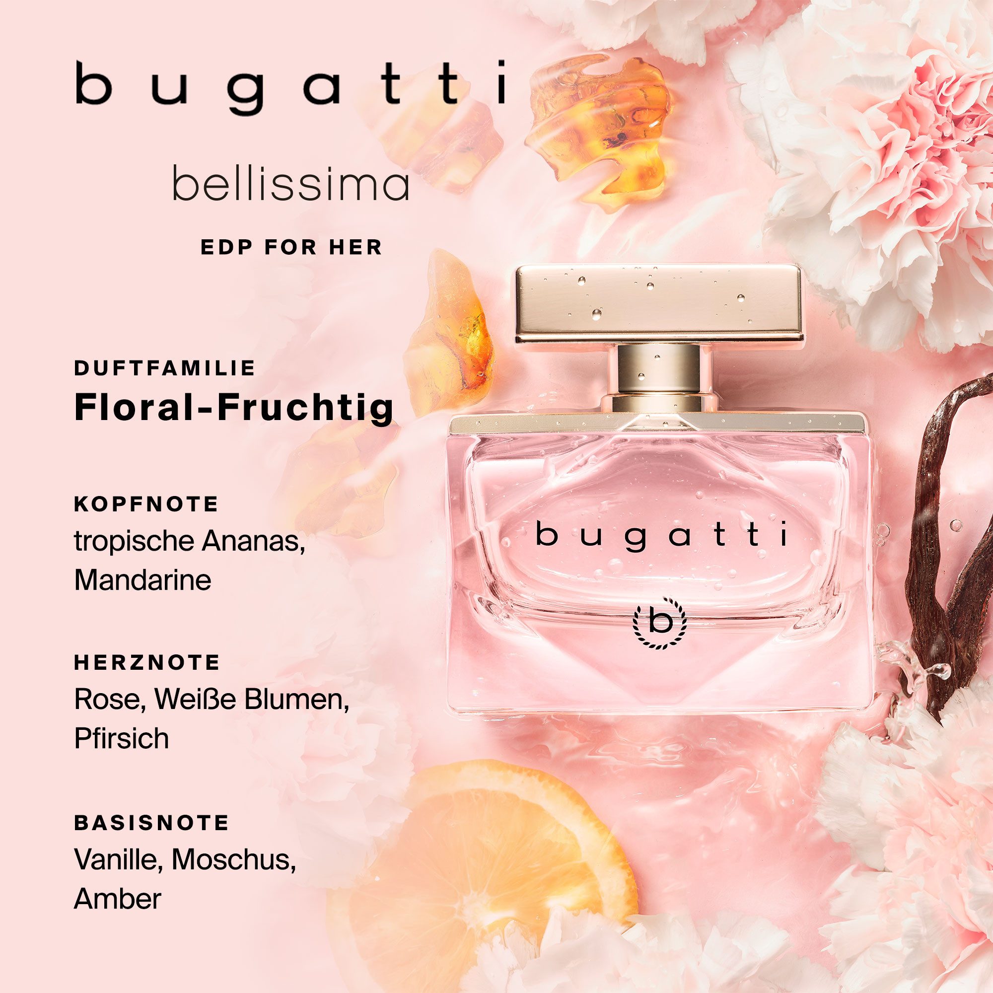 bugatti Eau de Parfum BELLISSIMA, EDP, 60ml