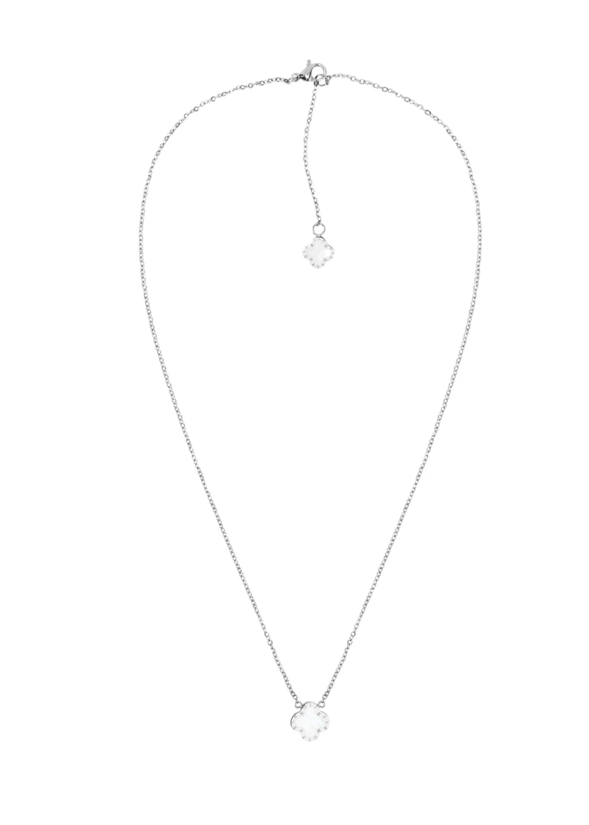 Lenoites Kette mit Anhänger Four-leaf Clover Mini, aus Chirurgischem Stahl