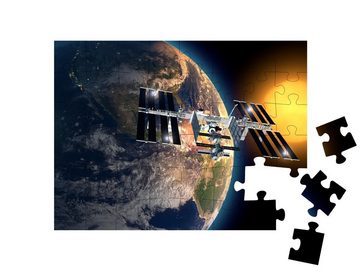 puzzleYOU Puzzle Berühmte Internationale Raumstation, Orbit, NASA, 48 Puzzleteile, puzzleYOU-Kollektionen Weltraum, Universum