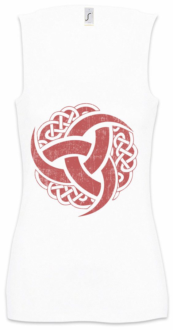 Tanktop Odhins Horns I Ärmelloses Damen T-Shirt Skål Skal Trinkhorn Wikinger