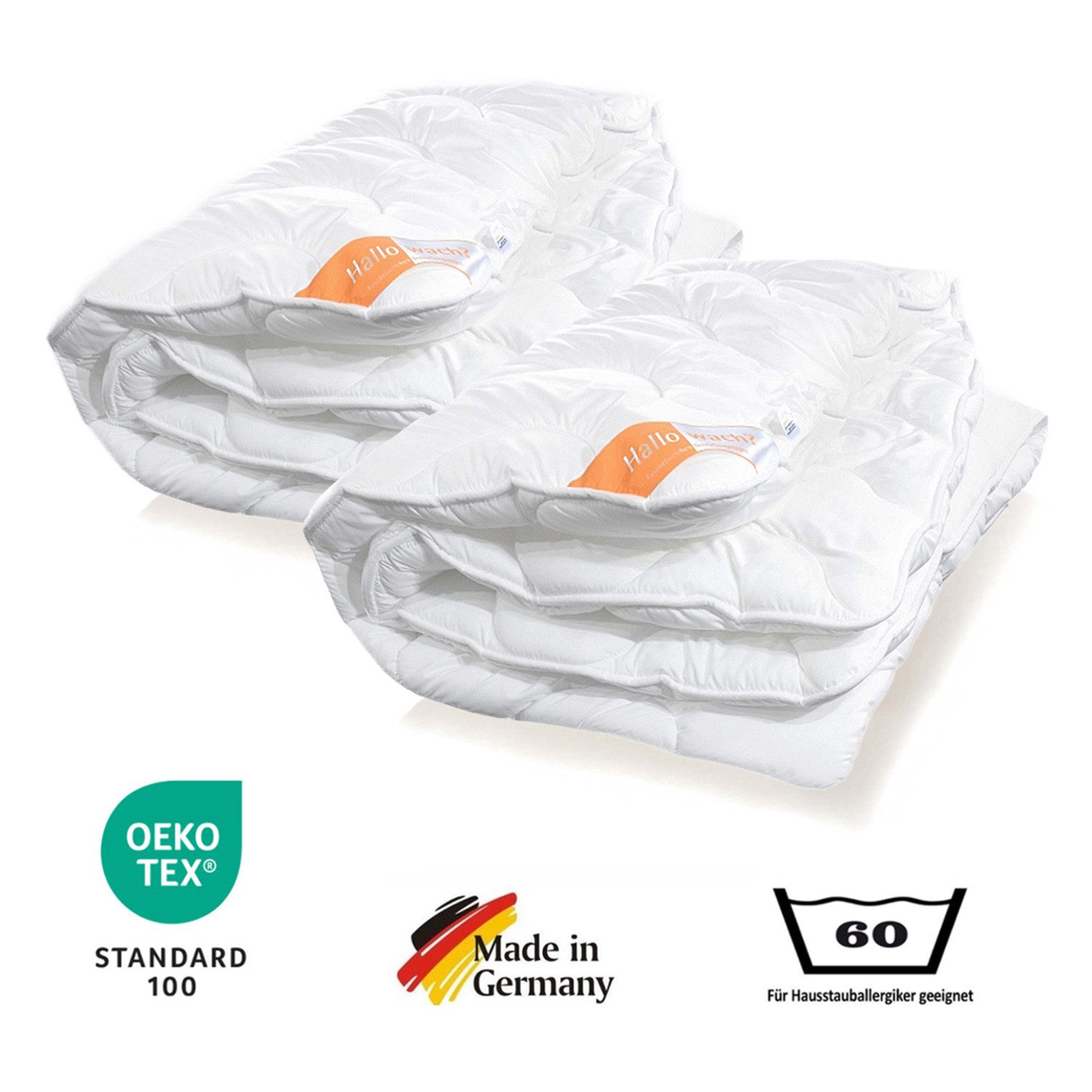 Garanta Microfaserbettdecke 2 Stk. extra warme Hallo Wach Klimafaser Winter günstig online kaufen