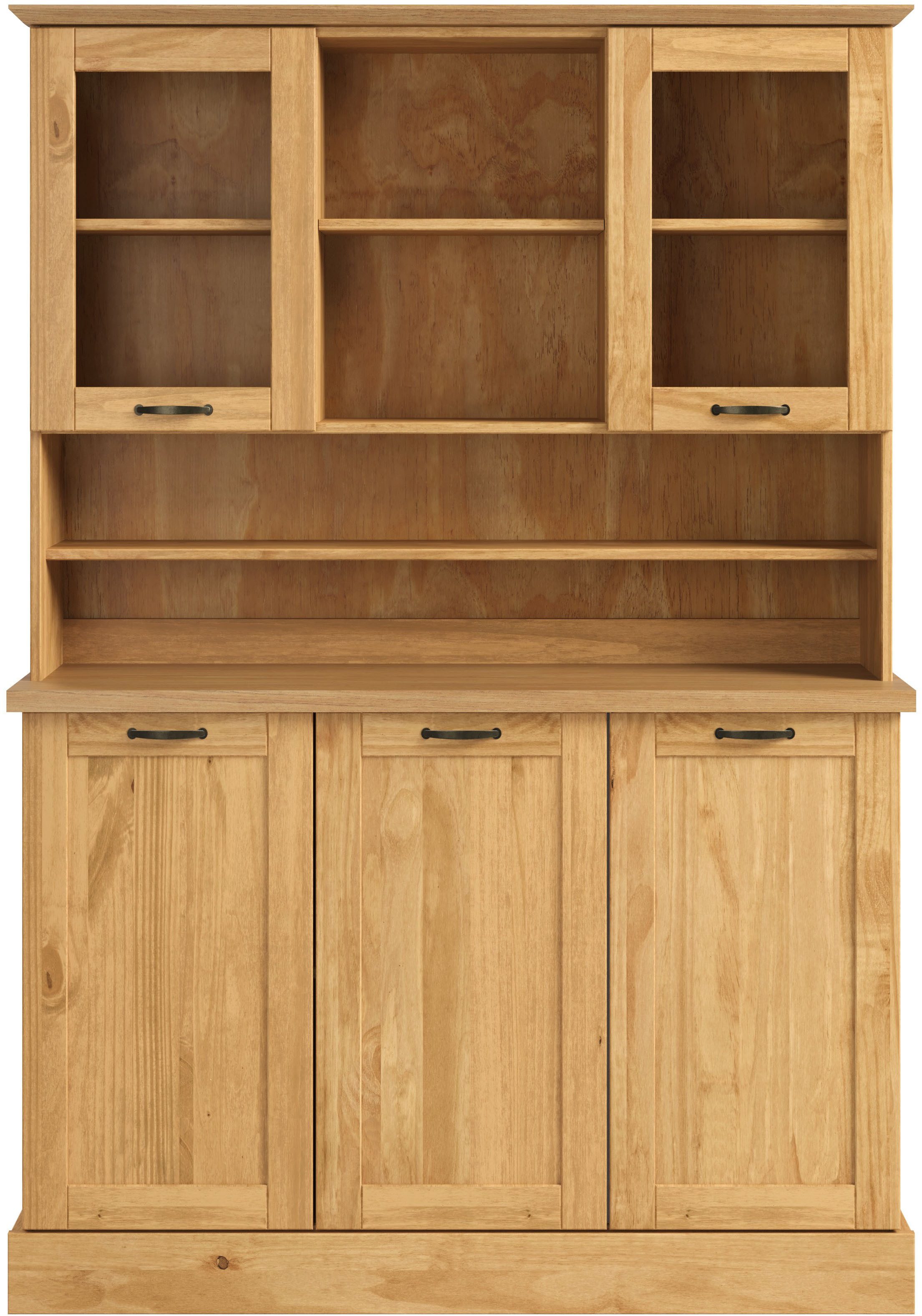 Home affaire Küchenbuffet Teramo Breite/Höhe 126/181 cm, mit Metallgriffen