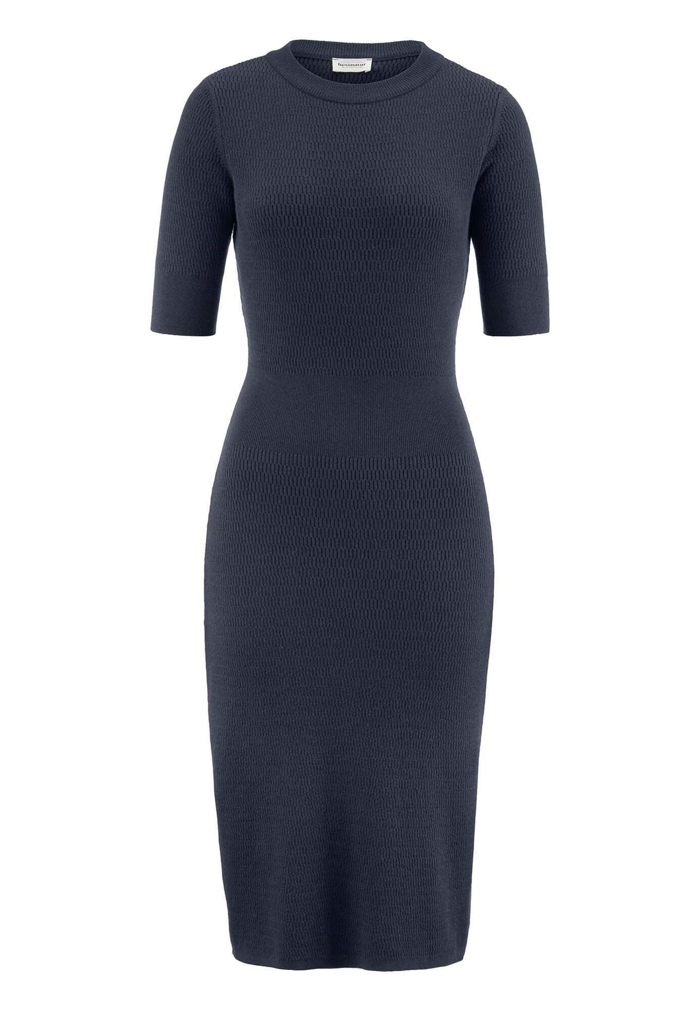 Hessnatur Strickkleid aus Bio-Baumwolle und Wolle (1-tlg)