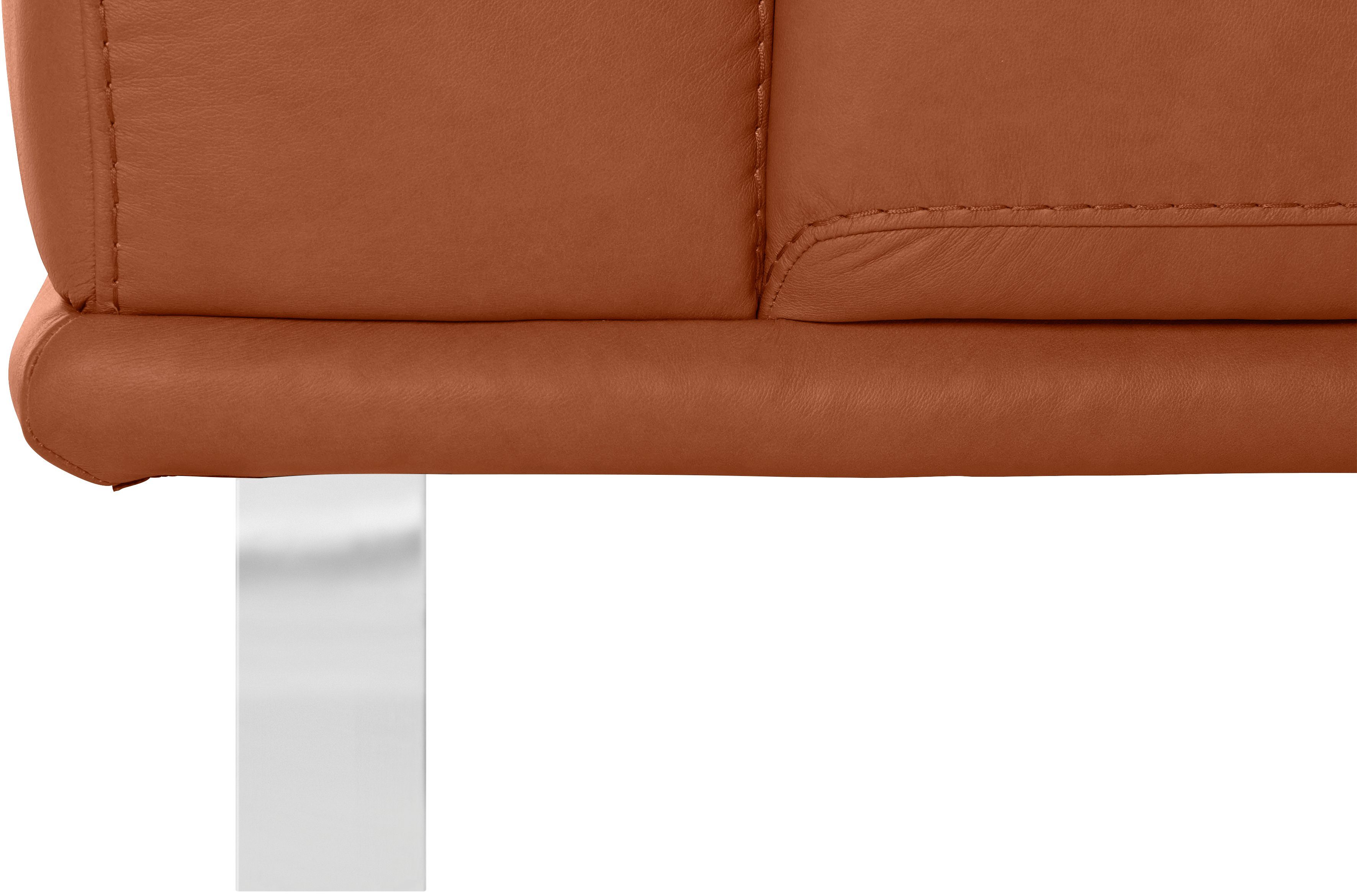 Breite Chrom montanaa, in 2,5-Sitzer W.SCHILLIG 232 mit glänzend, cm Metallkufen