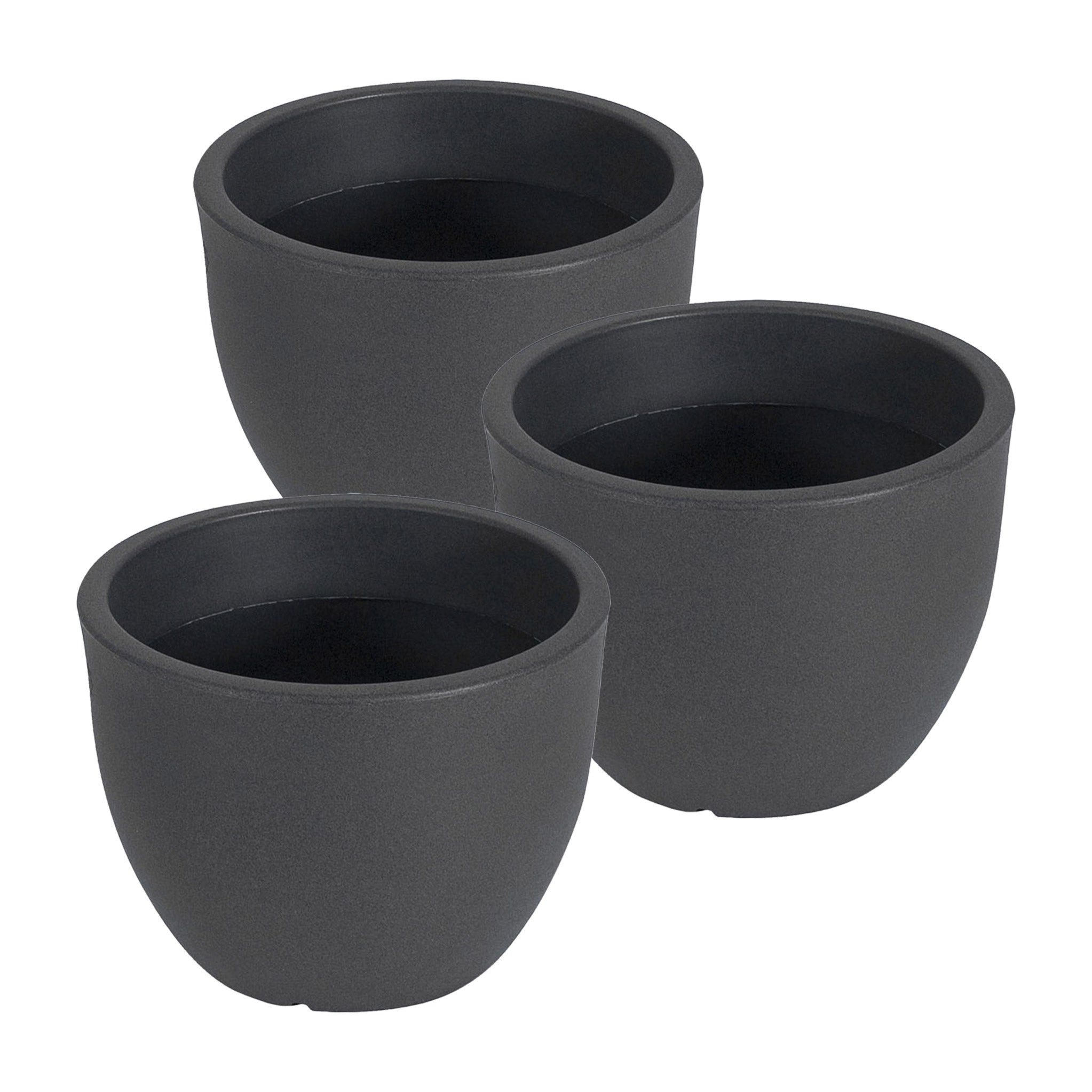 VidaAtHome.de Pflanzkübel Pflanzkübel MILANO ø 50er - 3er Set