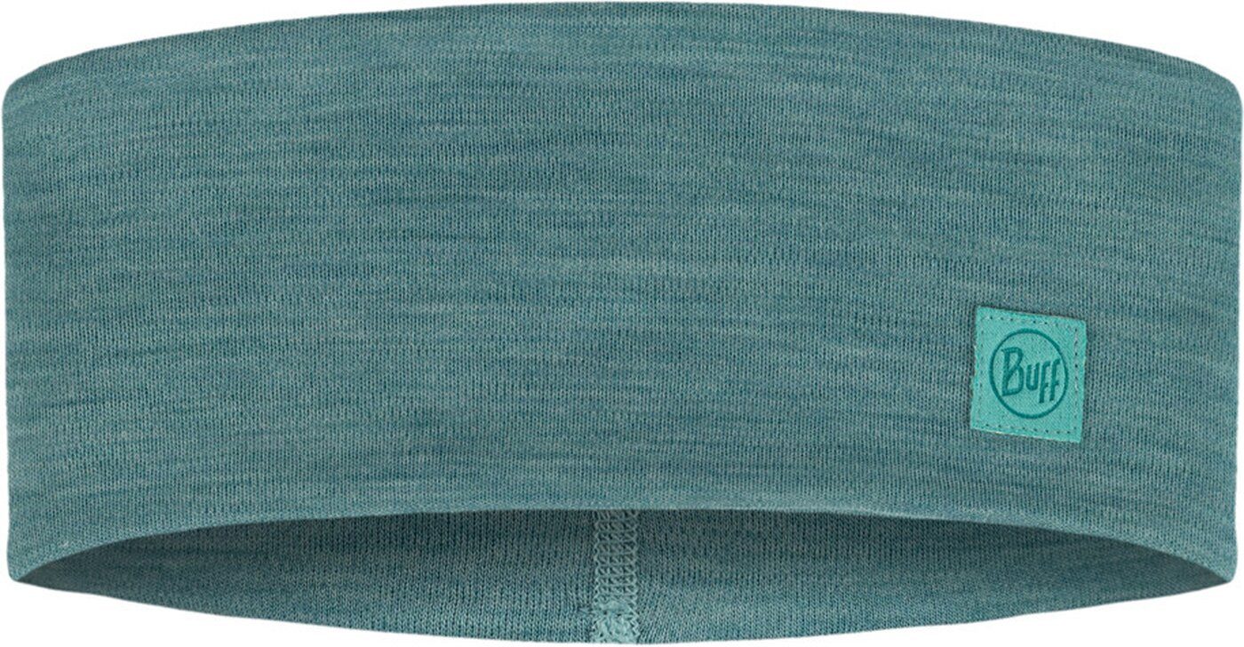 Buff Stirnband Merino Headband Wide - Solid Pool