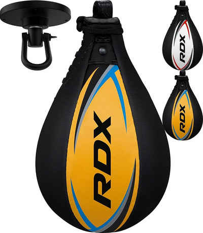 RDX Doppelendball RDX Boxing Speed Ball Adult Leder Set Speedball Hanging mit Halter