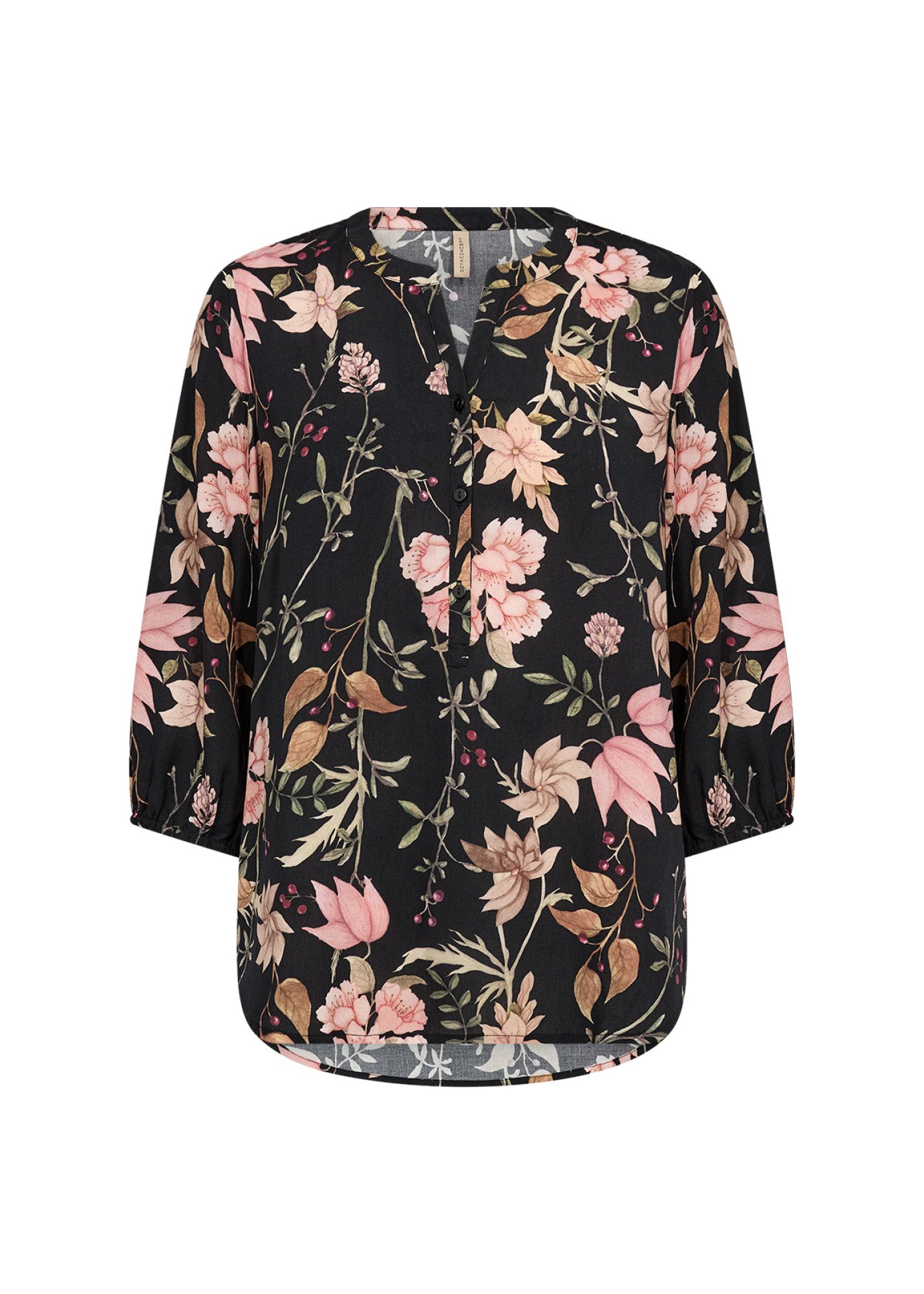 soyaconcept Blusenshirt SC-GRACE 2 9999C 9999C BLACK CO
