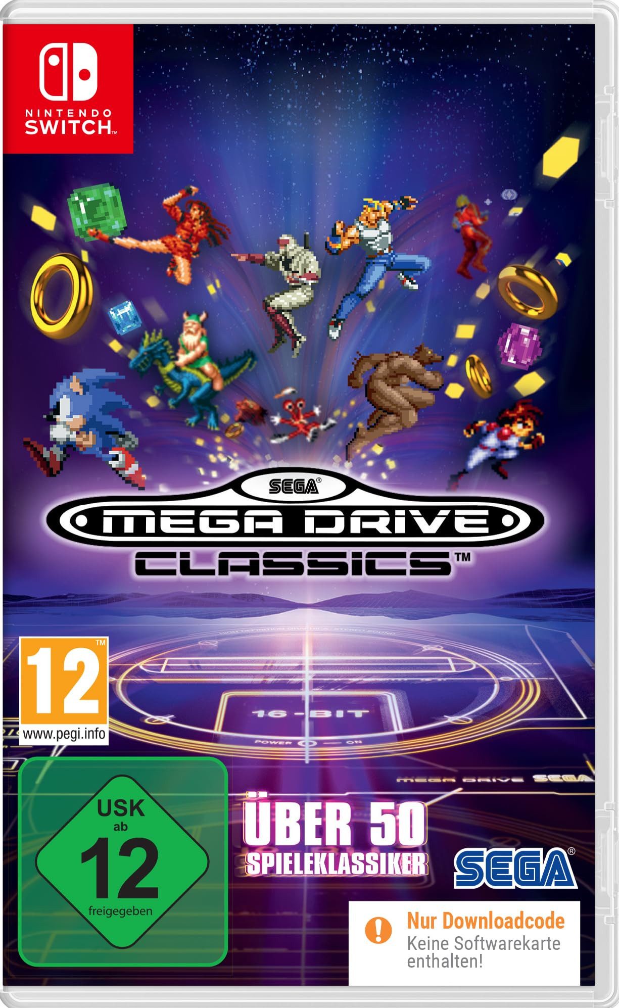 SEGA Mega Drive Classics für Switch (Code in a Box), Nintendo Switch
